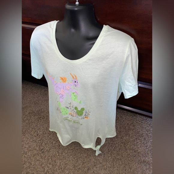 Disney Parks Epcot Flower & Garden Festival 2023 Figment Womens T-Shirt Size XXL - Picture 2 of 6